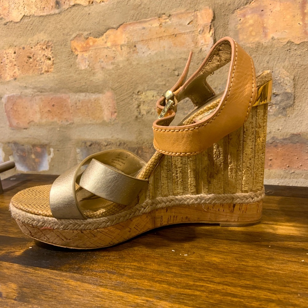 Sam Edelman platform cork sandals